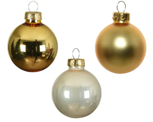 Garden Foggia - Box 16 Sfere Mix Gold d 3.5cm