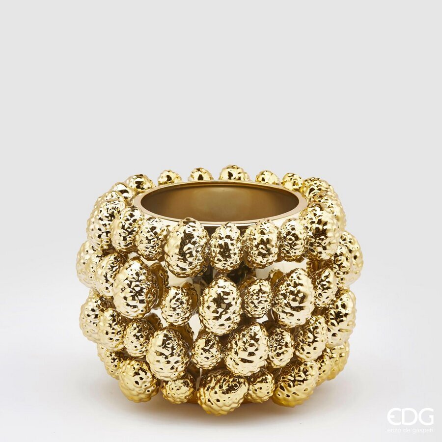 EDG - Vaso Chakra Pigne Gold H 18