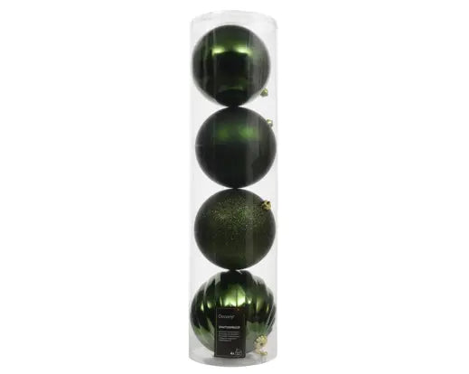 Garden Foggia - Tubo 4 Sfere Mix D 14cm Verde