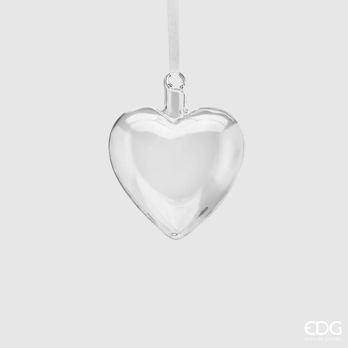 EDG - Decorazione Cuore in Vetro D5 cm Trasparente