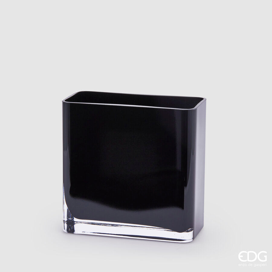 EDG - Vaso Nida Rettangolare Black