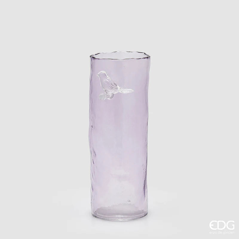 EDG - Vaso Trespolo Cilindro Vetro H 27