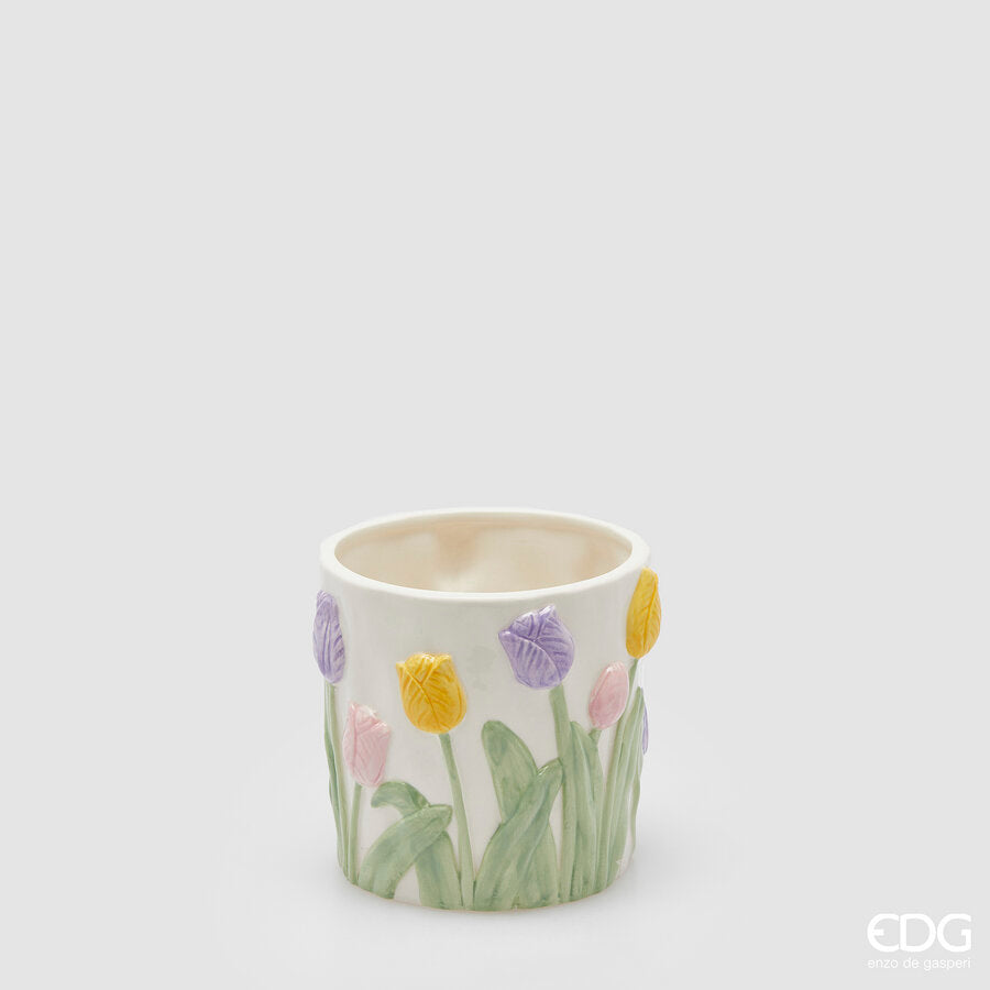 EDG - Vaso Tulipani Cilindro H 13.5