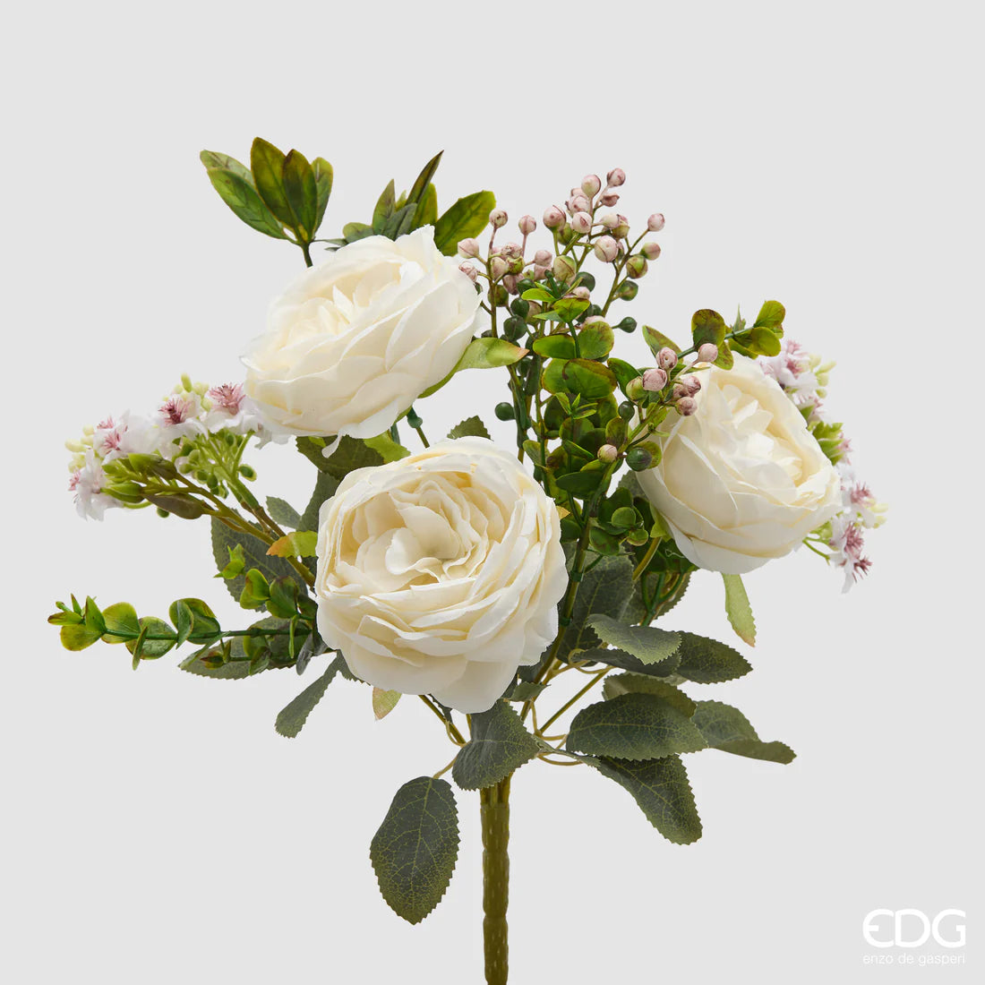 EDG - Cespuglio Rosa H 33cm Avorio