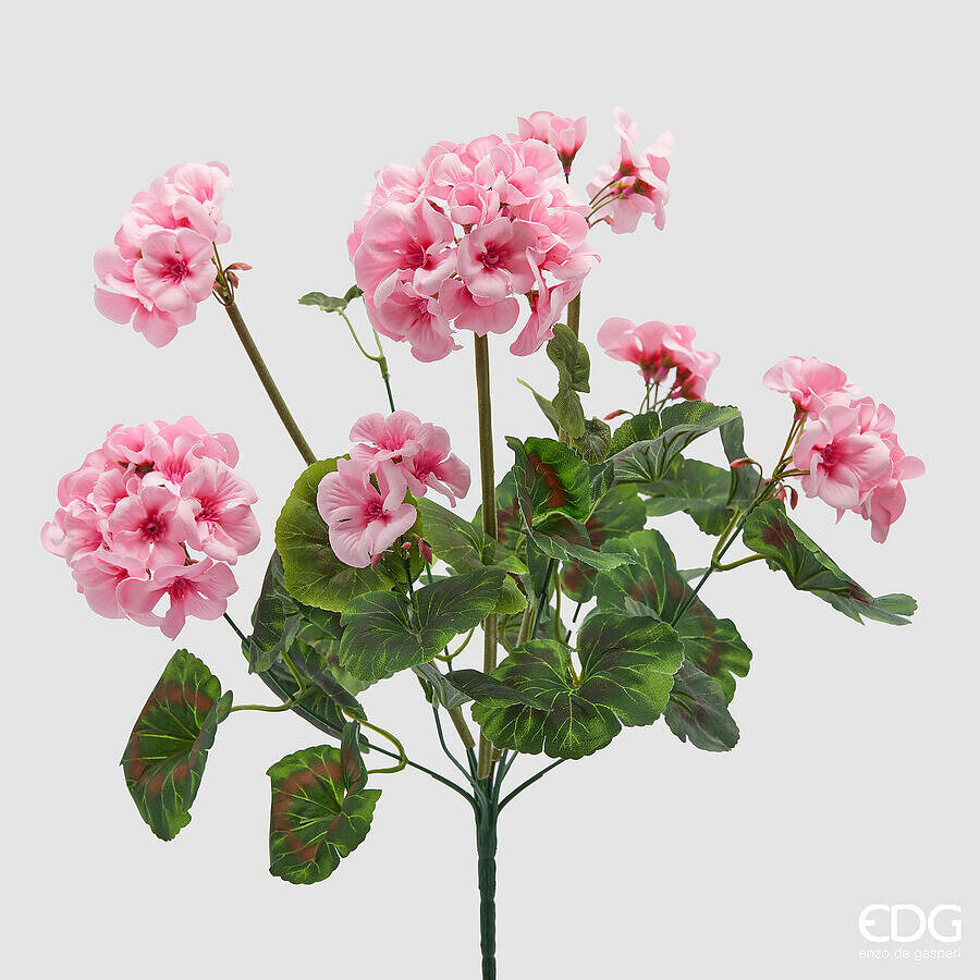EDG - Ramo Geranio Artificiale H 48cm Rosa