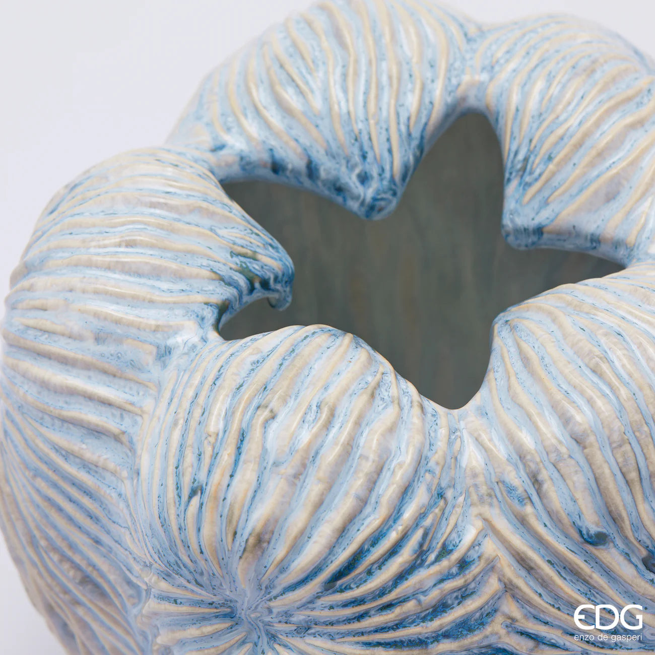 EDG Enzo De Gasperi - Vaso Chakra Marino H21 D22 cm