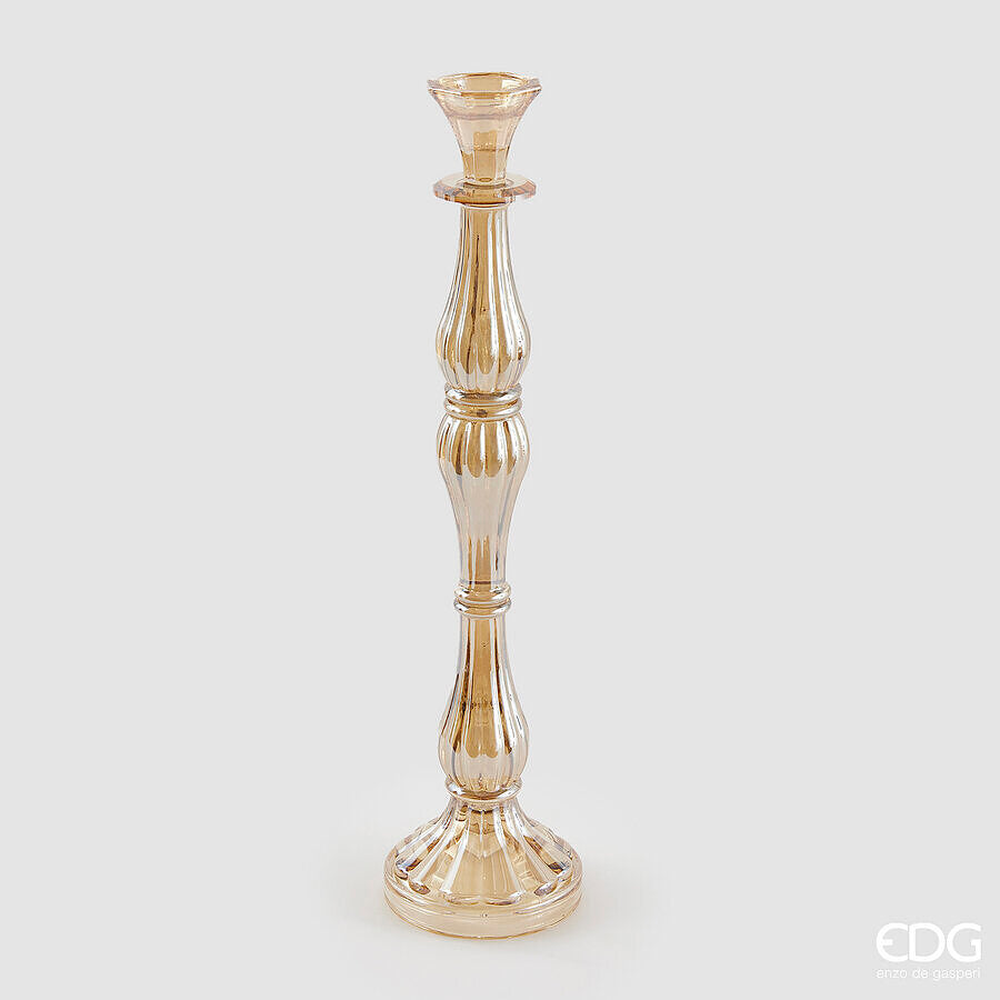 EDG - Portacandela Crystal Sinuoso H 41 cm