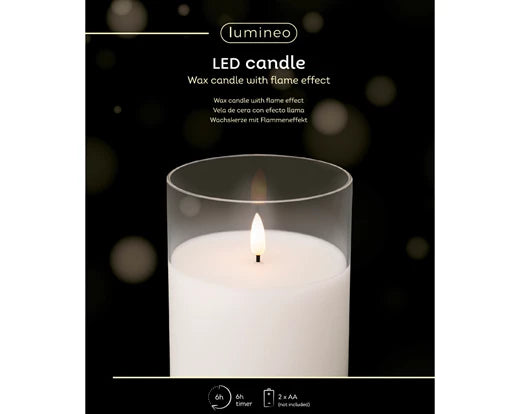 Garden Foggia - Candela Cilindro Led H 12.5