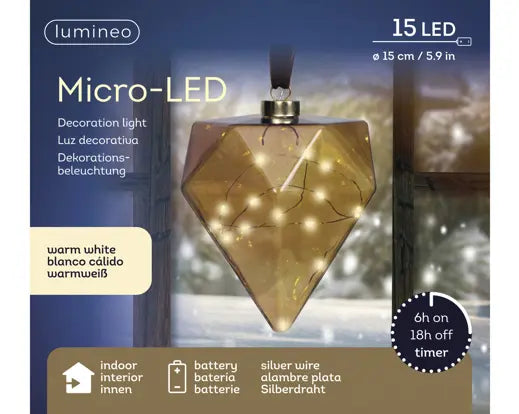 Garden Foggia - Deco Gold Ambra 15 led