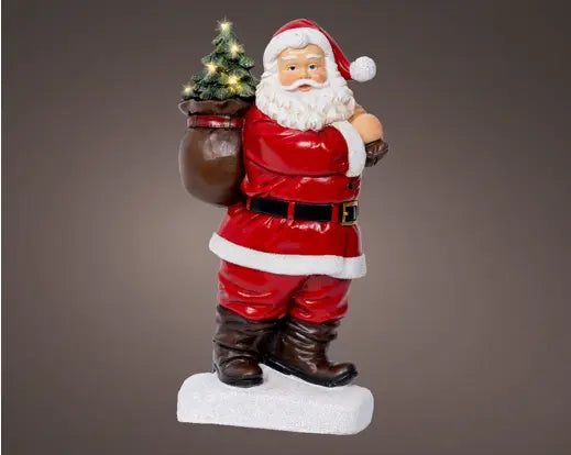 Garden Foggia - Babbo Natale con Sacco LED H30cm