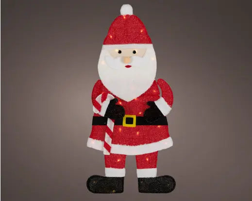 Garden Foggia - Babbo Con Candy Cane Led