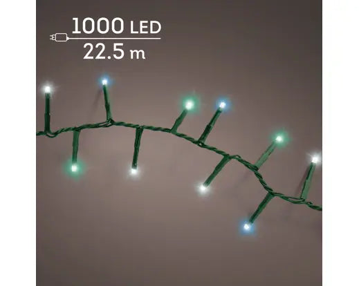 Garden Foggia - Luci Compact 22.5mt 1000 led Multicolor