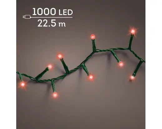 Garden Foggia - Luci Compact 22.5mt 1000 led Rosso