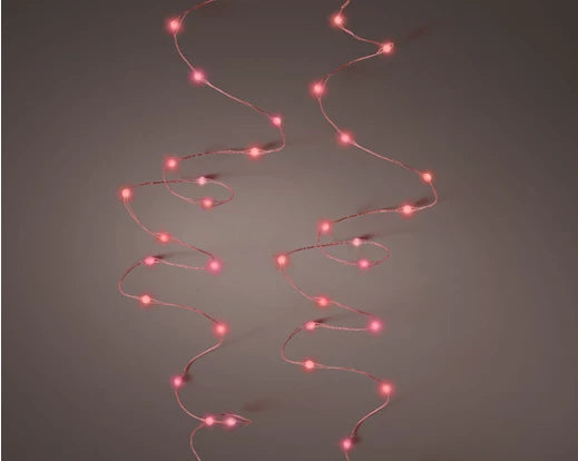 Jardin Foggia - Guirlande lumineuse rouge