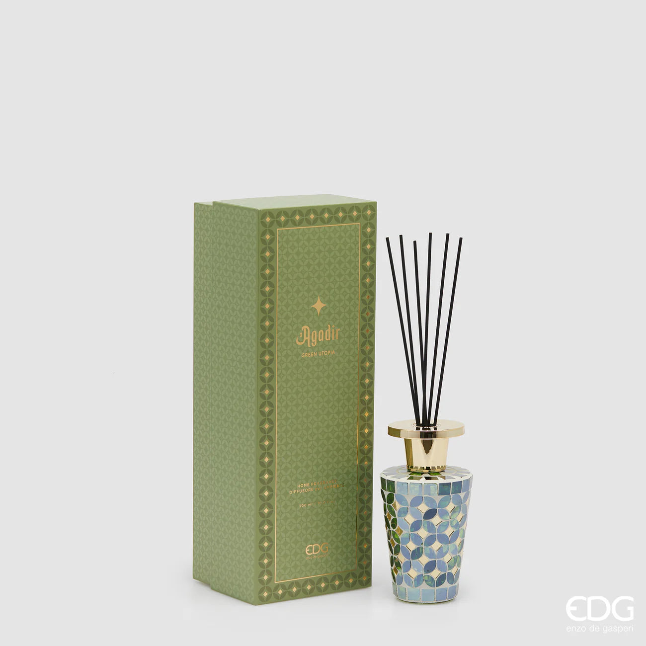EDG Enzo De Gasperi Profumatore Agadir 300ml Green Utopia