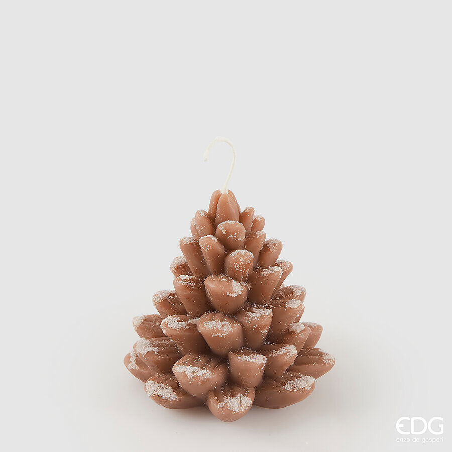 EDG - Candela Pigna H9.5 D10,5 cm Nocciola