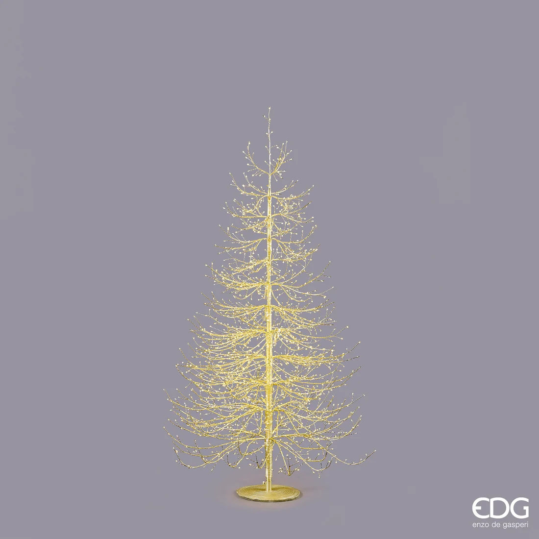 EDG - Albero Led Faggio Rich 1940 microled H180 Oro