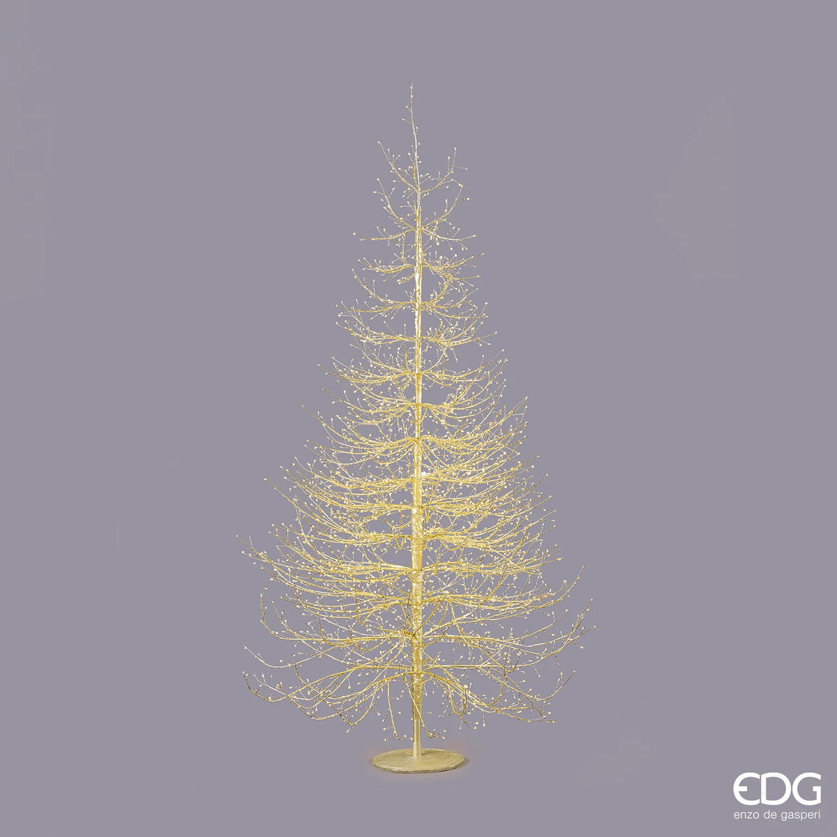 EDG - Albero Led Faggio Rich 2690 microled H210 Oro
