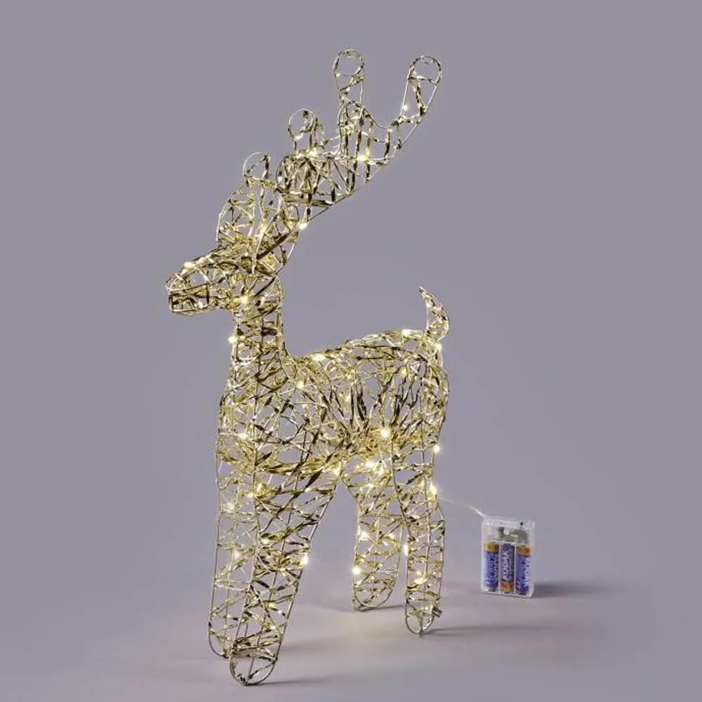 EDG Renna Luminosa Intreccio H 50 cm