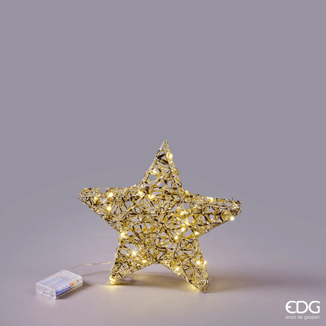 EDG - Decoro Stella Intreccio 30 Microled D30 cm