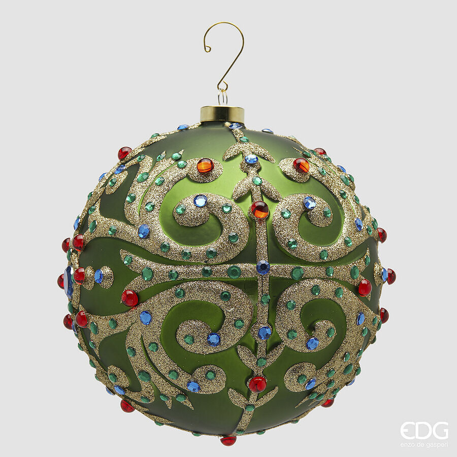 EDG - Addobbo Palla Jewel D 19cm Verde