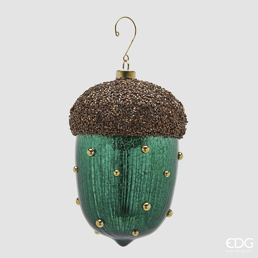 EDG - Decoro Ghianda Verde H 17cm