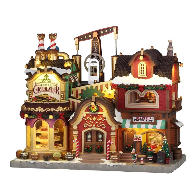 Lemax - The Holly Jolly Chocolatier & Mrs. Claus Coffee Shop