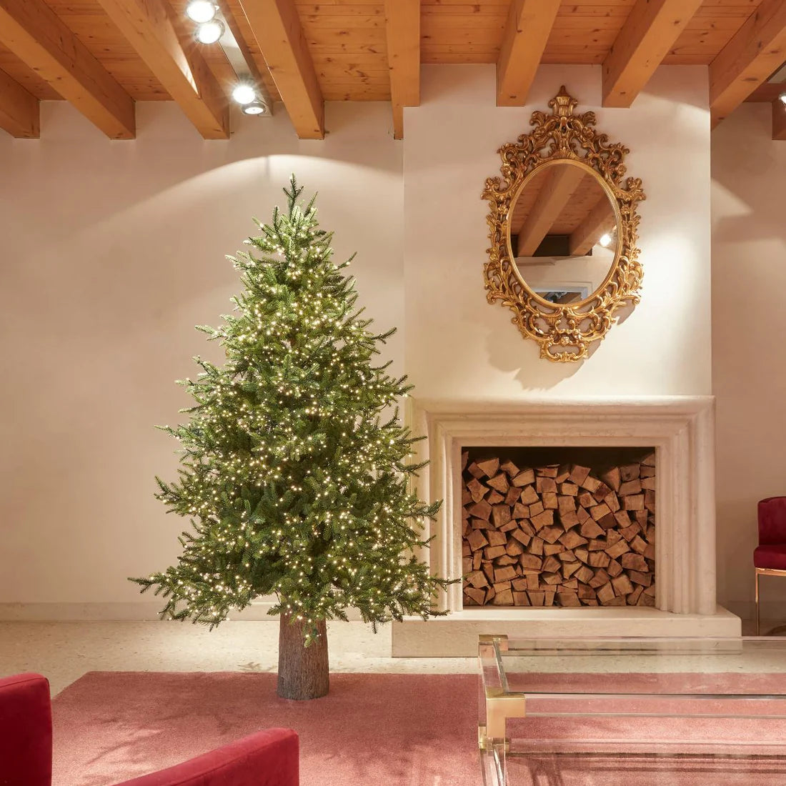 EDG - Albero di Natale Pino Luxury 180 cm con 3000 mini led D136