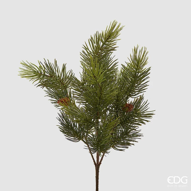 EDG - Cespuglio di Pino Artificiale con Pigne Green H45 cm
