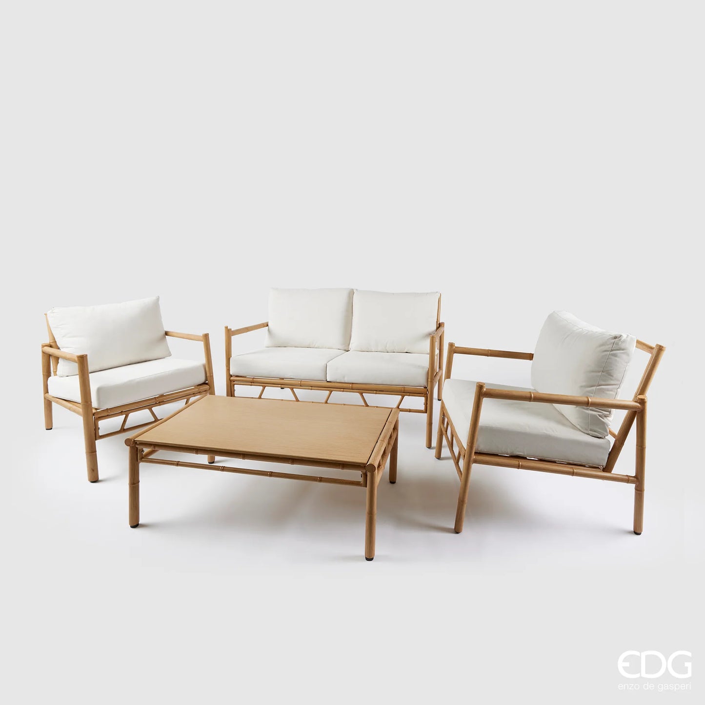 EDG - Ensemble de 4 pièces en bambou similaire