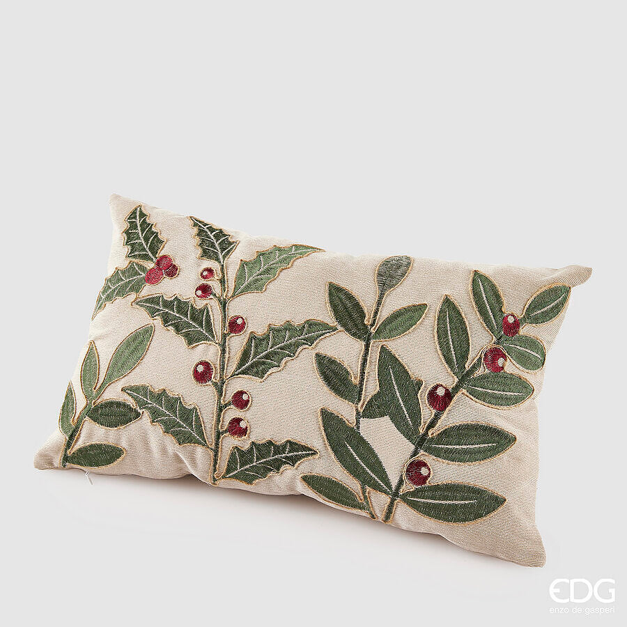 EDG - Cuscino Agrifoglio Rettangolare 50x30
