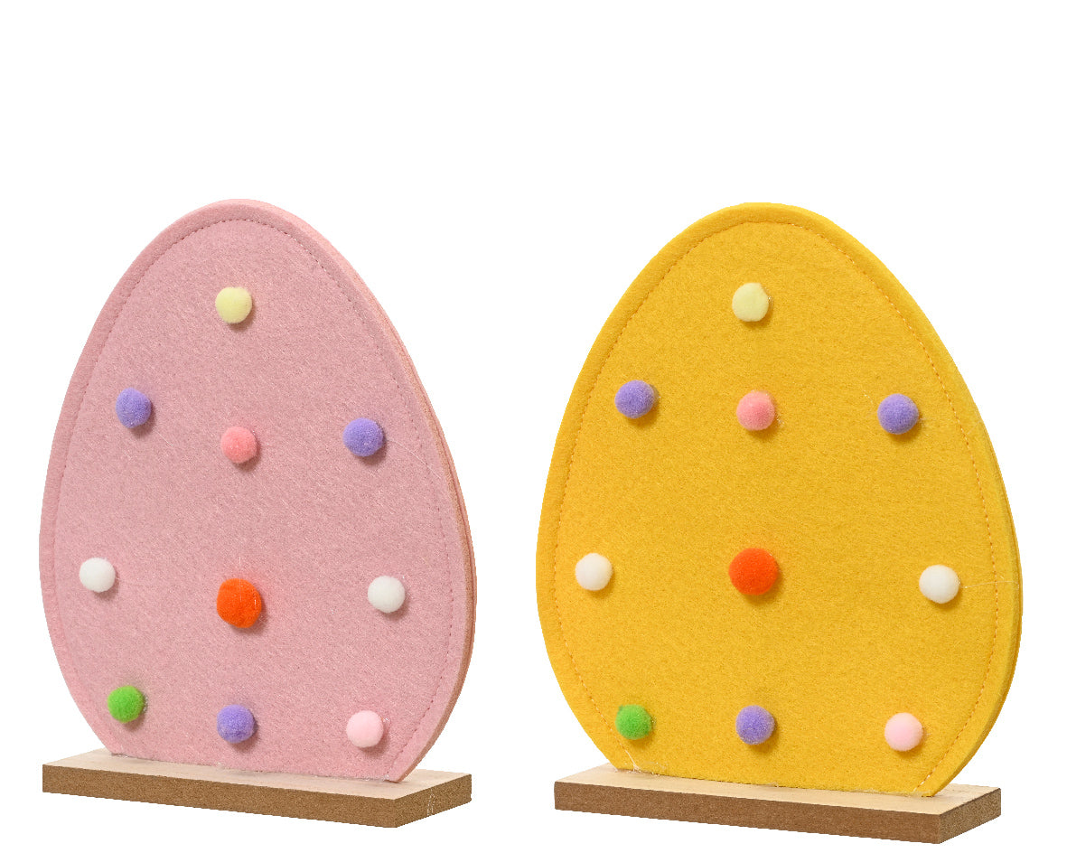 Jardin Foggia - Oeuf déco sur socle