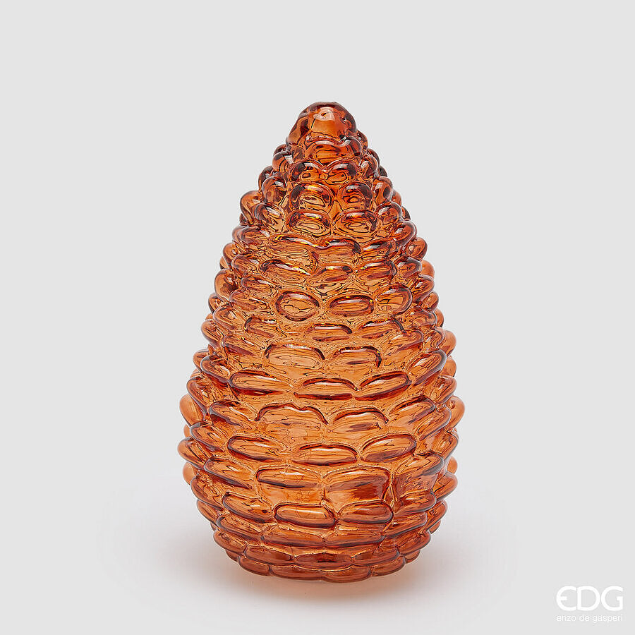 EDG - Pigna Decorativa LED Ambra H 25 D 15