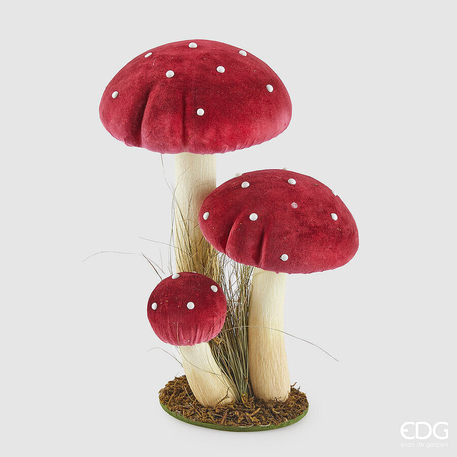 EDG - Decoro Fungo X 3 H 37cm