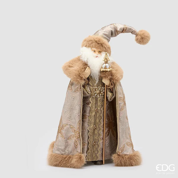 EDG - Decoro Babbo Natale con Mantello H 77 cm.