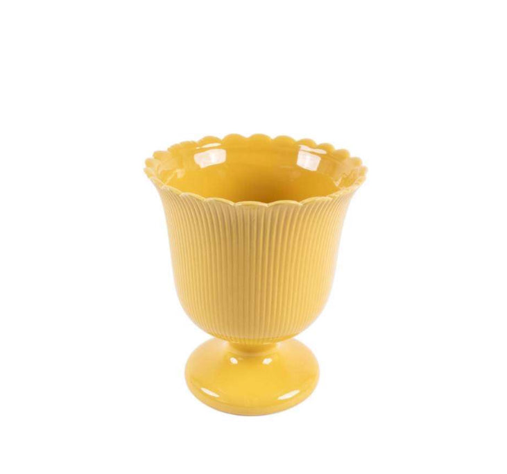 Garden Foggia - Vaso con Piede Giallo
