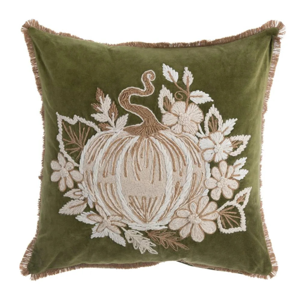 Blanc Mariclò - Cuscino Velluto Zucche di Sogno 45×45 cm