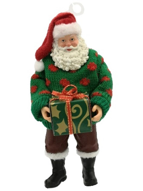 Garden Foggia - Babbo Con Maglione e Regalo H 20cm