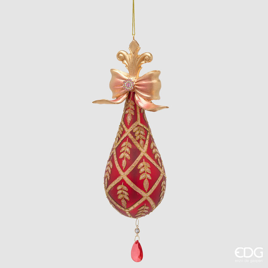 EDG - Decoro Goccia Rosso e Oro