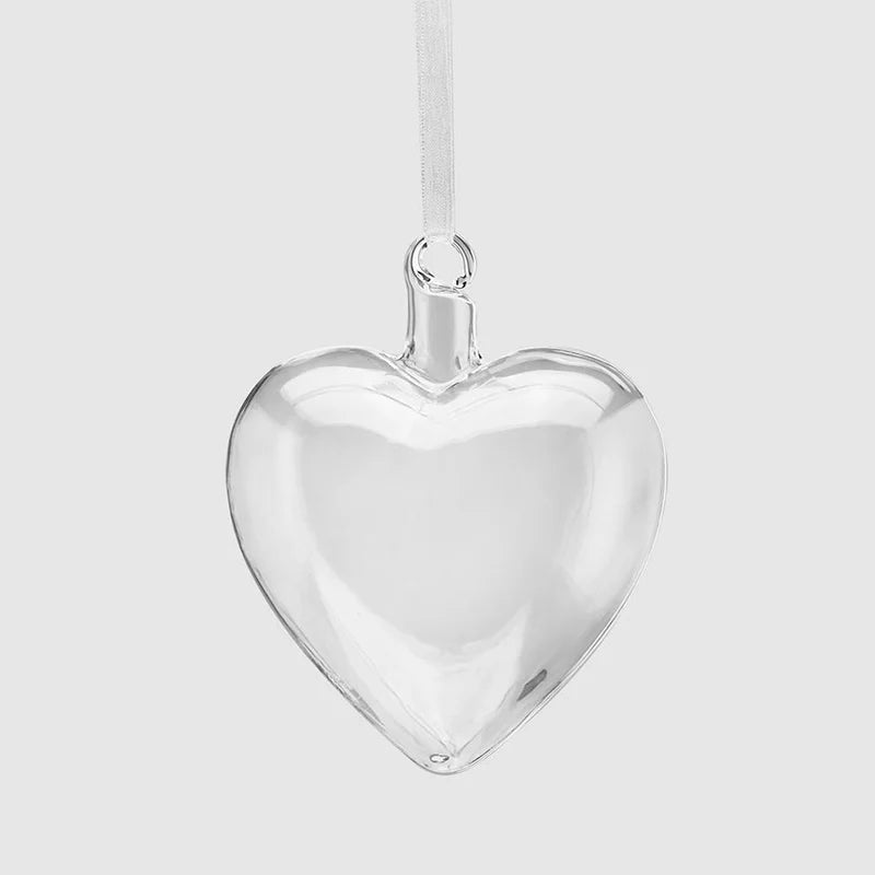 EDG - Decorazione Cuore in Vetro D6 cm Trasparente