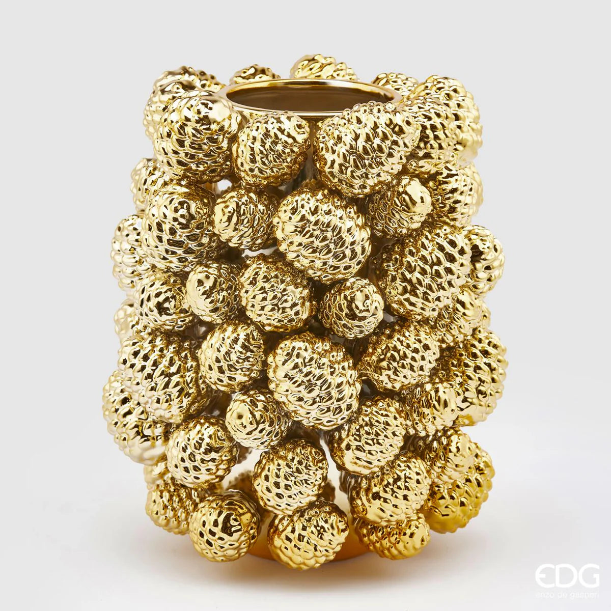 EDG - Vaso Chakra Pigne Gold H 32