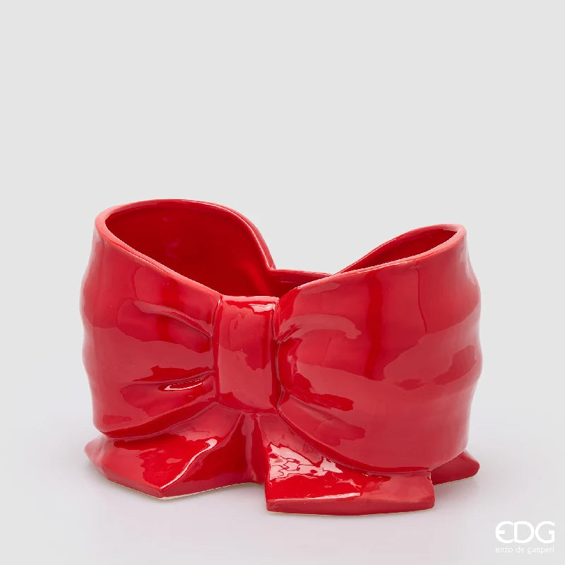 EDG - Vaso Fiocco Rosso H21 Cm