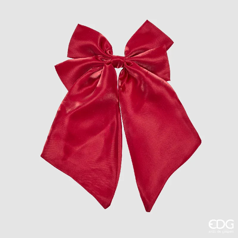 EDG - Fiocco Satin Clip Burgundy 45X25 Cm