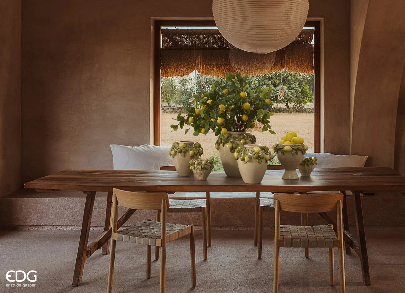 EDG - Vaso Freaky Limoni Anfora H35 D33 cm