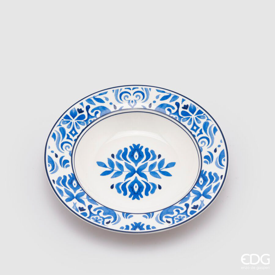 EDG - Capri Royal Blue Plate Set