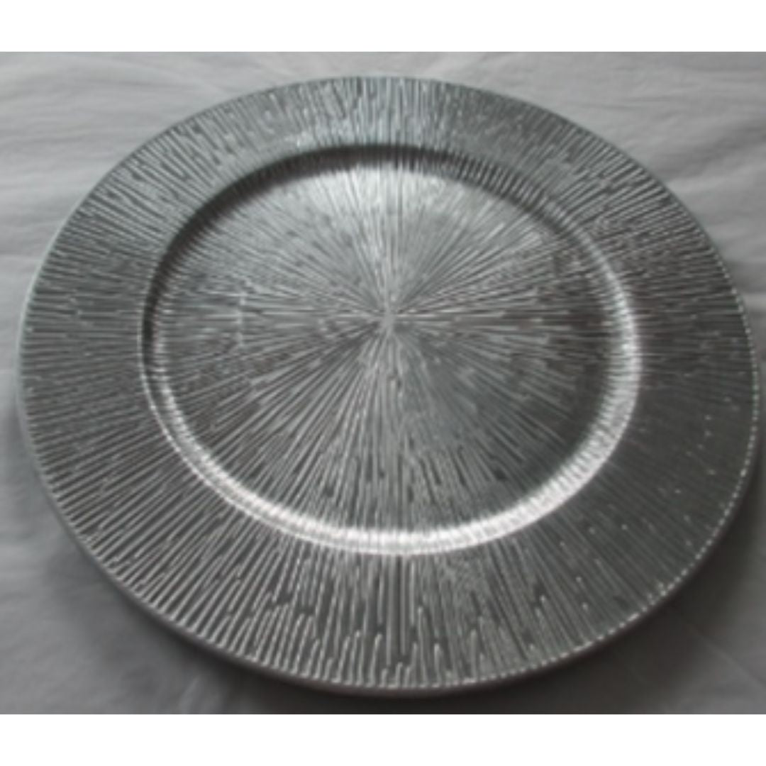 Jardin Foggia - Paire de Sets de Table Argentés