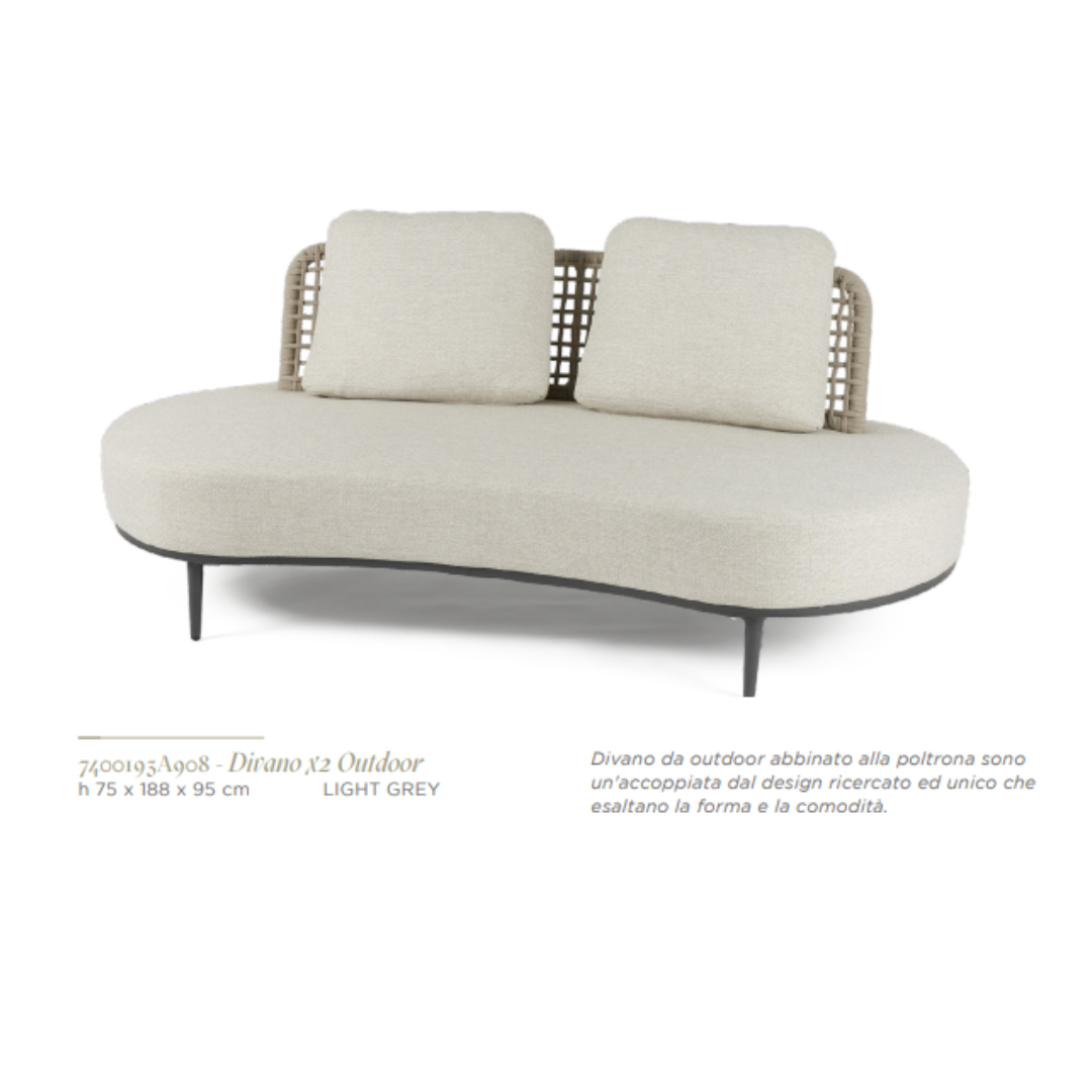 EDG - Divano Outdoor Due Posti