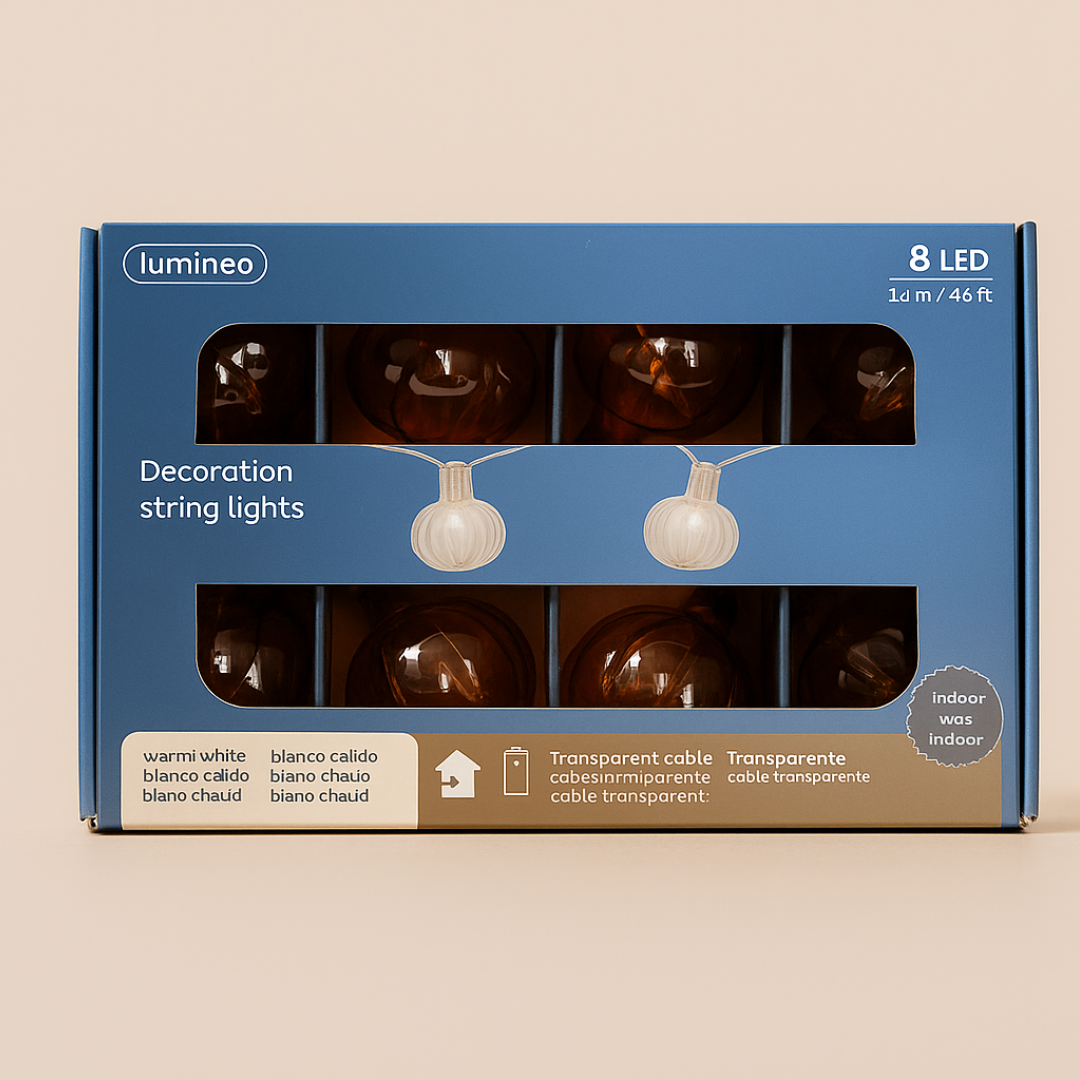 Garden Foggia - Zucche Led 8 Lampadine Luce calda