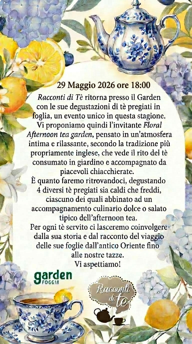 Garden Foggia Racconti di Tè
