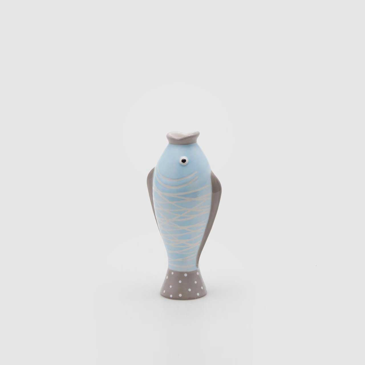 EDG - Vase Poisson Bleu Ciel